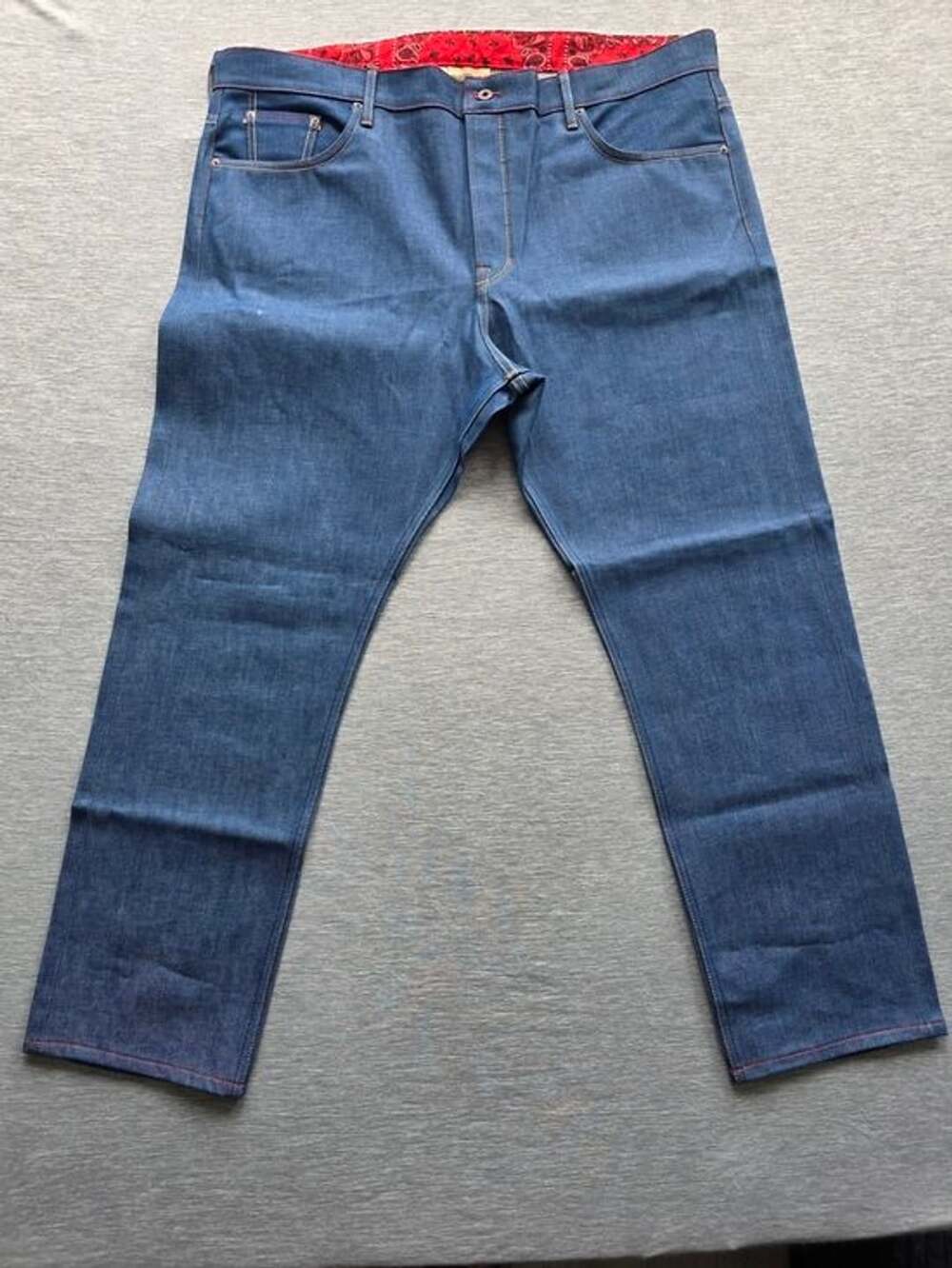 Railcar x Rad Bill Allen Collaboration #1 12oz Selvedge Jeans 46 Indigo NWOT